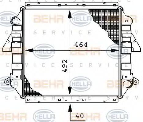 BEHR HELLA SERVICE 8MK 376 706-331