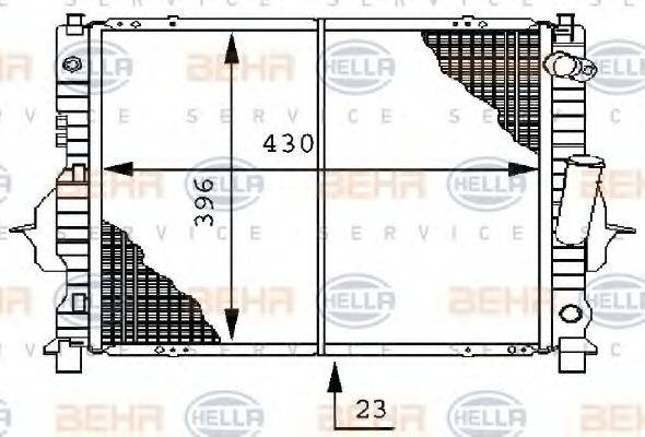 BEHR HELLA SERVICE 8MK 376 706-471
