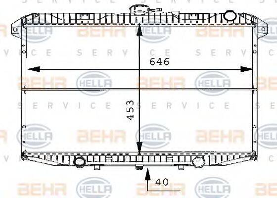 BEHR HELLA SERVICE 8MK 376 706-491