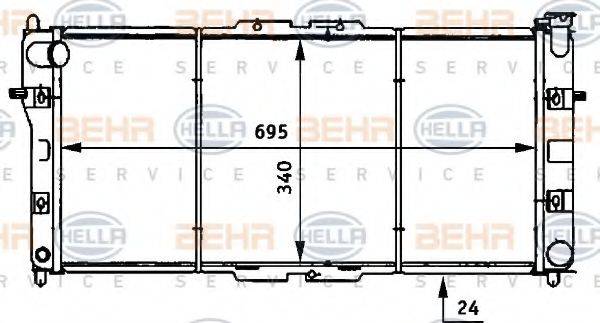 BEHR HELLA SERVICE 8MK 376 706-721