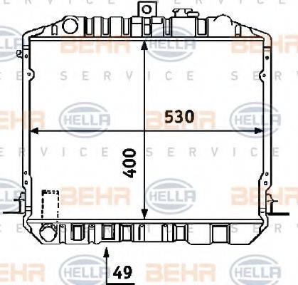 BEHR HELLA SERVICE 8MK 376 707-441