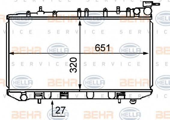 BEHR HELLA SERVICE 8MK 376 707-741