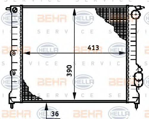 BEHR HELLA SERVICE 8MK 376 708-611