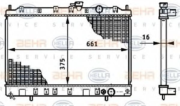 BEHR HELLA SERVICE 8MK 376 708-641