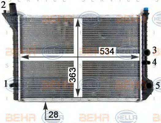 BEHR HELLA SERVICE 8MK 376 709-031