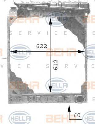 BEHR HELLA SERVICE 8MK 376 709-401