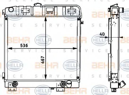 BEHR HELLA SERVICE 8MK 376 709-791