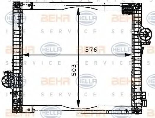 BEHR HELLA SERVICE 8MK 376 710-021