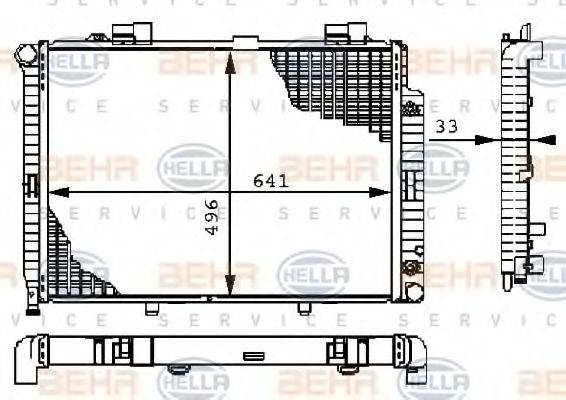 BEHR HELLA SERVICE 8MK 376 710-231