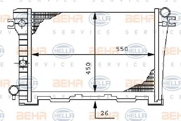 BEHR HELLA SERVICE 8MK 376 710-611