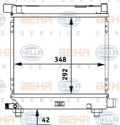 BEHR HELLA SERVICE 8MK 376 710-631