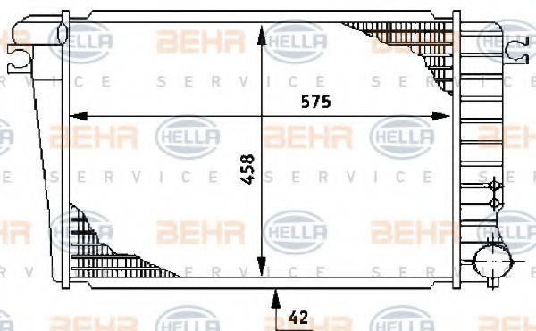BEHR HELLA SERVICE 8MK 376 710-691
