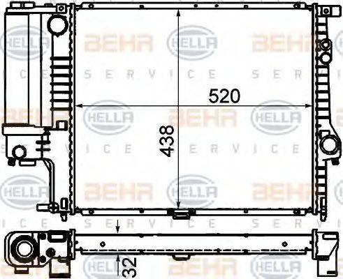 BEHR HELLA SERVICE 8MK 376 711-131