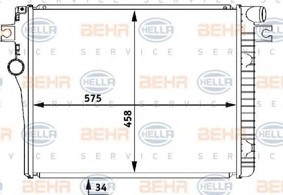 BEHR HELLA SERVICE 8MK 376 711-411