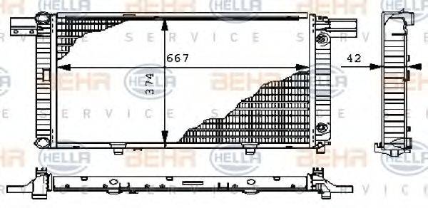 BEHR HELLA SERVICE 8MK 376 711-451