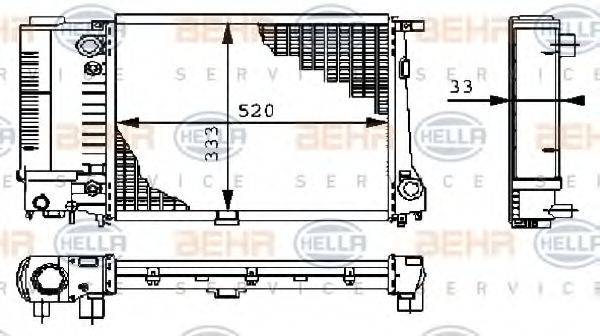 BEHR HELLA SERVICE 8MK 376 711-671