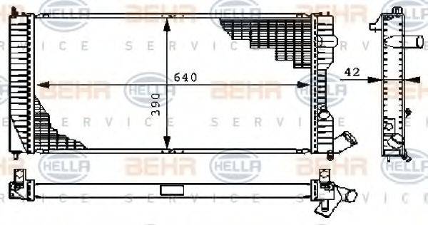 BEHR HELLA SERVICE 8MK 376 711-681