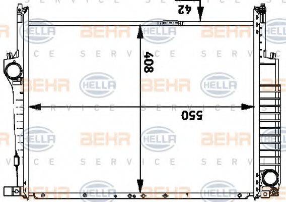 BEHR HELLA SERVICE 8MK 376 712-211