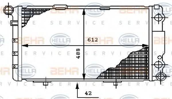BEHR HELLA SERVICE 8MK 376 712-261