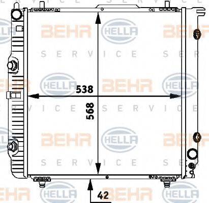 BEHR HELLA SERVICE 8MK 376 712-331