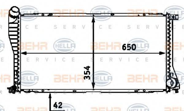 BEHR HELLA SERVICE 8MK 376 712-391
