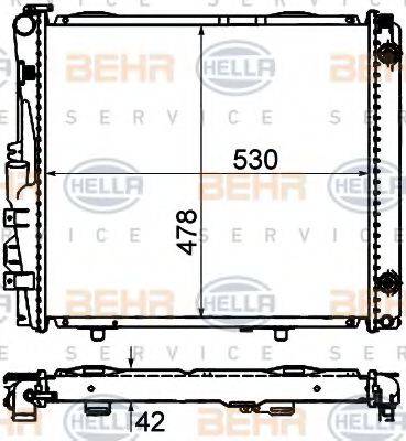 BEHR HELLA SERVICE 8MK 376 712-421