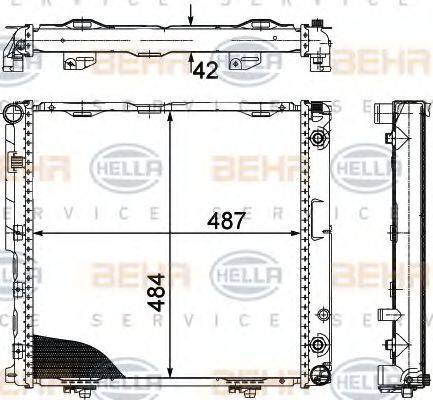 BEHR HELLA SERVICE 8MK 376 712-431