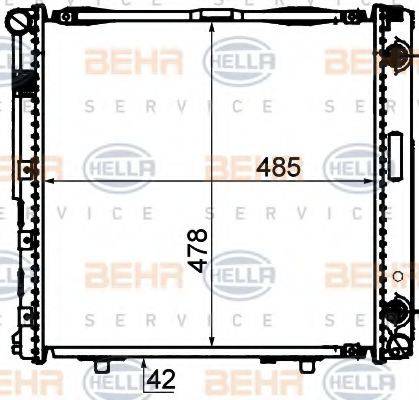 BEHR HELLA SERVICE 8MK 376 712-441