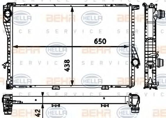 BEHR HELLA SERVICE 8MK 376 712-501