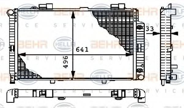 BEHR HELLA SERVICE 8MK 376 712-581