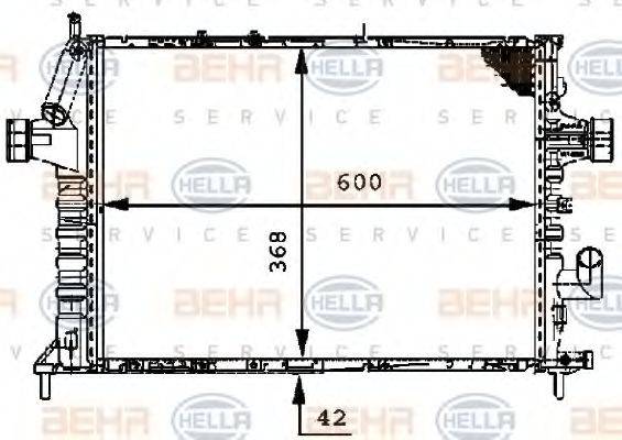 BEHR HELLA SERVICE 8MK 376 712-601