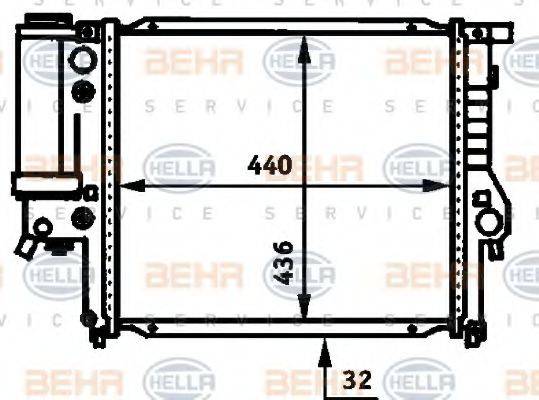 BEHR HELLA SERVICE 8MK 376 713-171