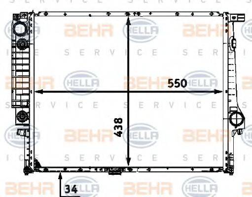 BEHR HELLA SERVICE 8MK 376 713-251