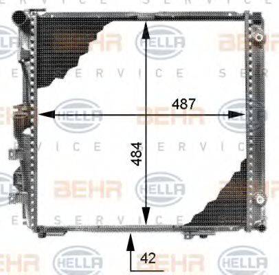 BEHR HELLA SERVICE 8MK 376 713-291