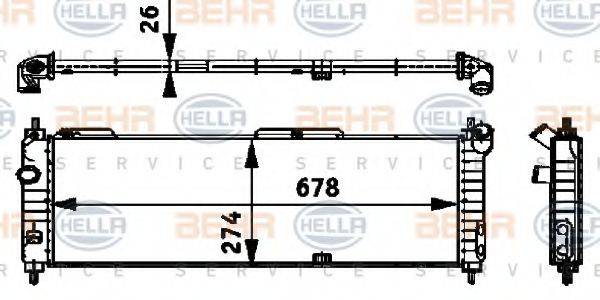 BEHR HELLA SERVICE 8MK 376 713-571