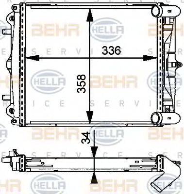 BEHR HELLA SERVICE 8MK 376 713-791