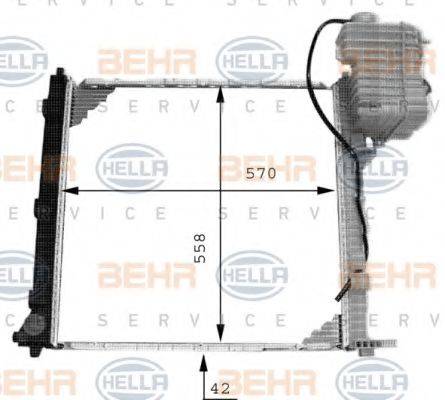 BEHR HELLA SERVICE 8MK 376 714-301