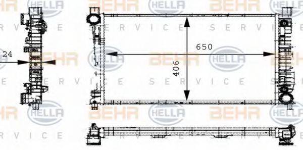 BEHR HELLA SERVICE 8MK 376 714-331