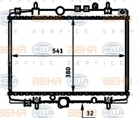 BEHR HELLA SERVICE 8MK 376 714-401