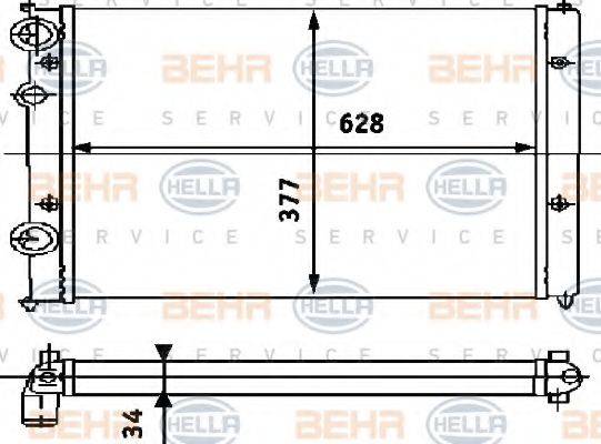 BEHR HELLA SERVICE 8MK 376 714-441