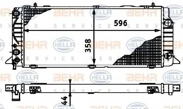 BEHR HELLA SERVICE 8MK 376 714-771
