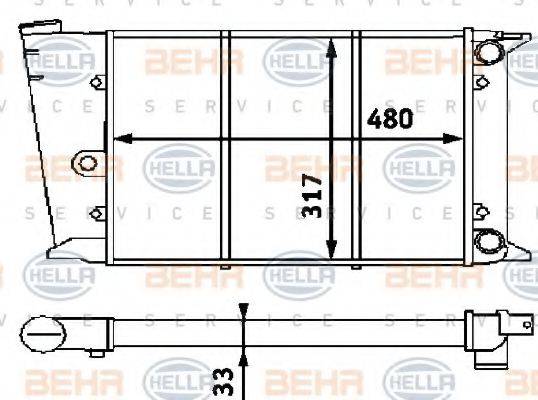 BEHR HELLA SERVICE 8MK 376 715-221