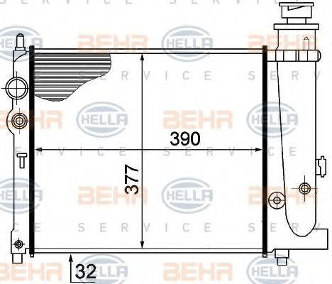 BEHR HELLA SERVICE 8MK 376 715-391