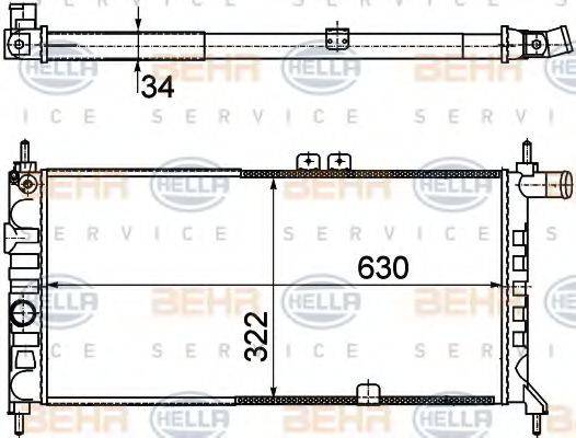 BEHR HELLA SERVICE 8MK 376 715-751