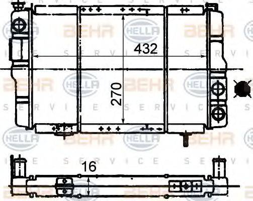 BEHR HELLA SERVICE 8MK 376 716-011