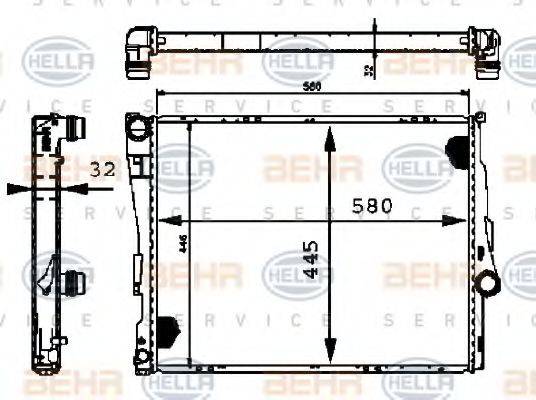 BEHR HELLA SERVICE 8MK 376 716-241