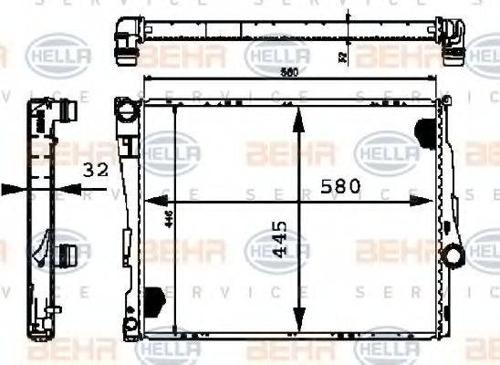 BEHR HELLA SERVICE 8MK 376 716-251