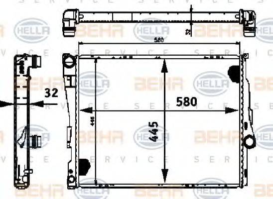 BEHR HELLA SERVICE 8MK 376 716-261