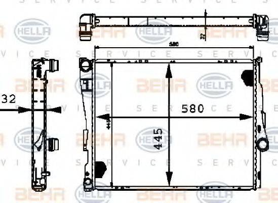BEHR HELLA SERVICE 8MK 376 716-271