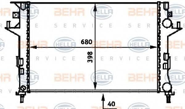 BEHR HELLA SERVICE 8MK 376 716-291